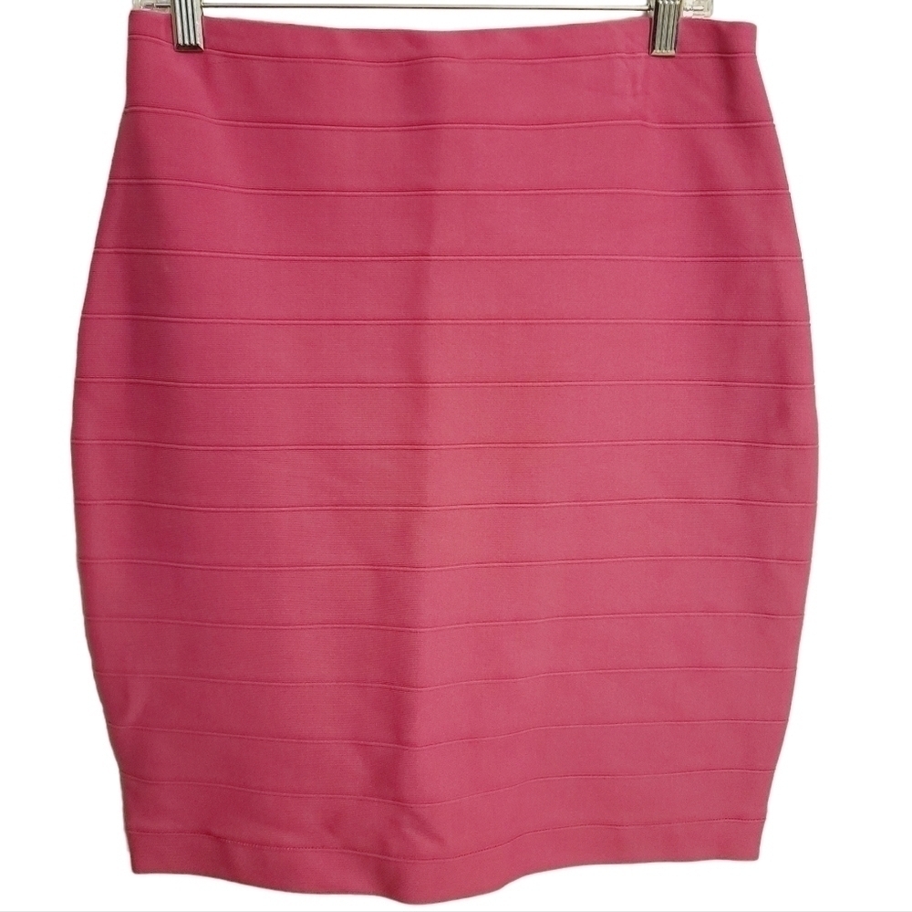 Joseph Ribkoff | Women's Essential Hot Pink Bandage Pencil Skirt (US Size 12)